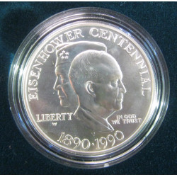 1990 Eisenhower UNC Silver...