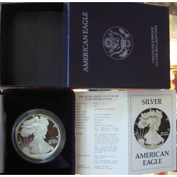1986 American Silver Eagle...