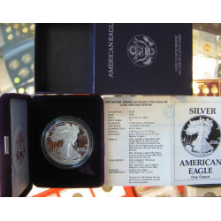 1990 American Silver Eagle...